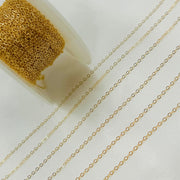 1018FGF. 14k Gold Filled Flat Cable Chain